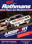 Programme cover of Mosport Park, 24/09/1989