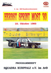 Programme cover of Most, 23/10/1993