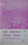 Programme cover of Mt. Druitt, 06/03/1955