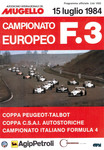 Programme cover of Mugello Circuit, 15/07/1984