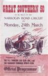 Programme cover of Narrogin, 24/03/1952