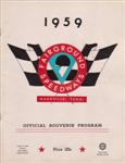 Programme cover of Nashville International Raceway, 24/05/1959
