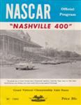 Programme cover of Nashville International Raceway, 02/08/1964