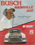 Programme cover of Nashville International Raceway, 10/07/1982