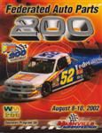 Programme cover of Nashville Superspeedway, 10/08/2002