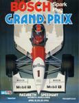 Programme cover of Nazareth Speedway, 23/04/1995
