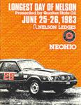 Programme cover of Nelson Ledges, 26/06/1983