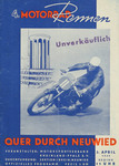 Programme cover of Neuwied, 03/04/1949