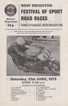 Programme cover of New Brighton Promenade, 21/06/1975