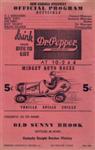Programme cover of New Cahokia Speedway, 1946