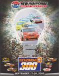 Programme cover of New Hampshire Motor Speedway, 20/09/2009
