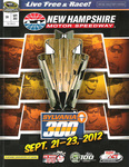Programme cover of New Hampshire Motor Speedway, 23/09/2012