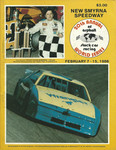 Programme cover of New Smyrna Speedway, 15/02/1986
