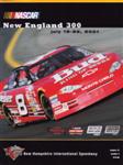 Programme cover of New Hampshire Motor Speedway, 22/07/2001