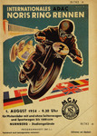Programme cover of Norisring, 01/08/1954