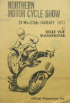 Programme cover of Northern Motor Cycle Show, 1977