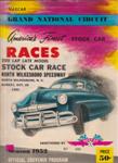 Programme cover of North Wilkesboro Speedway, 26/10/1952