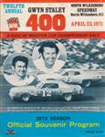 Programme cover of North Wilkesboro Speedway, 23/04/1972