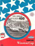 Programme cover of North Wilkesboro Speedway, 03/10/1976