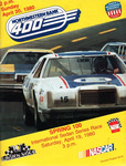 Programme cover of North Wilkesboro Speedway, 20/04/1980
