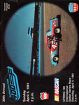 Programme cover of North Wilkesboro Speedway, 05/04/1981