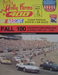 Programme cover of North Wilkesboro Speedway, 30/09/1984