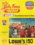 Programme cover of North Wilkesboro Speedway, 29/09/1985