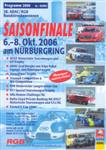 Programme cover of Nürburgring, 08/10/2006