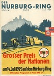 Cover of Nürburgring Magazine, 1929