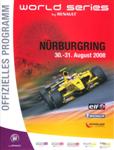 Programme cover of Nürburgring, 31/08/2008