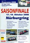 Programme cover of Nürburgring, 19/10/2008