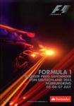 Programme cover of Nürburgring, 07/07/2013