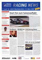 Programme cover of Nürburgring, 15/03/2003