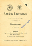 Programme cover of Nürburgring, 10/07/1955