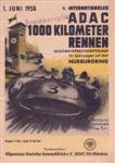 Programme cover of Nürburgring, 01/06/1958