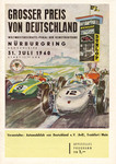 Programme cover of Nürburgring, 31/07/1960