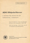 Programme cover of Nürburgring, 02/10/1960