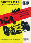 Programme cover of Nürburgring, 06/08/1967