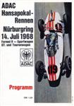 Programme cover of Nürburgring, 14/07/1968