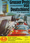Programme cover of Nürburgring, 03/08/1969
