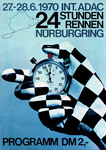 Programme cover of Nürburgring, 28/06/1970