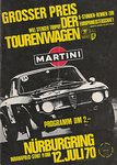 Programme cover of Nürburgring, 12/07/1970