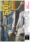 Programme cover of Nürburgring, 03/09/1972