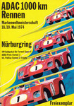 Programme cover of Nürburgring, 19/05/1974