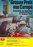 Programme cover of Nürburgring, 04/08/1974