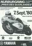 Programme cover of Nürburgring, 07/09/1980