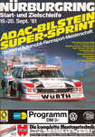 Programme cover of Nürburgring, 20/09/1981