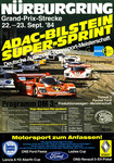 Programme cover of Nürburgring, 23/09/1984