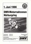Programme cover of Nürburgring, 01/06/1986