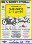 Programme cover of Nürburgring, 09/06/1986